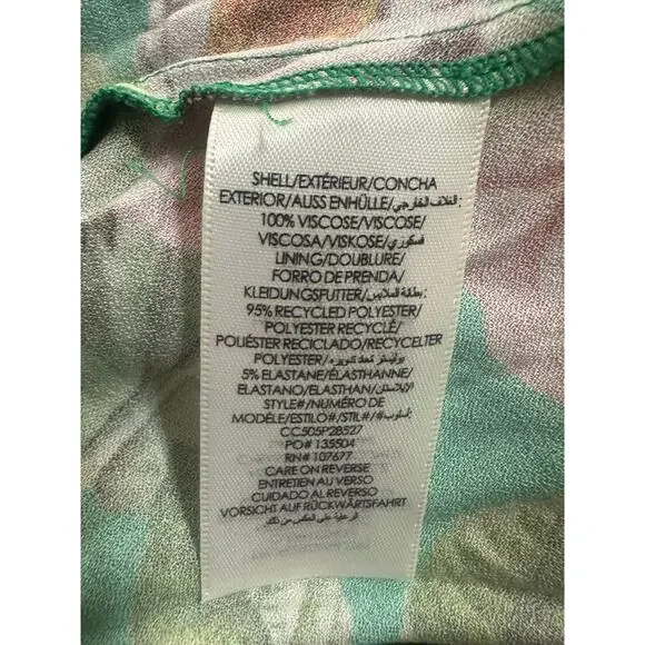 Alice + Olivia Maxi Dress Loma Green Floral - Picture 6 of 7